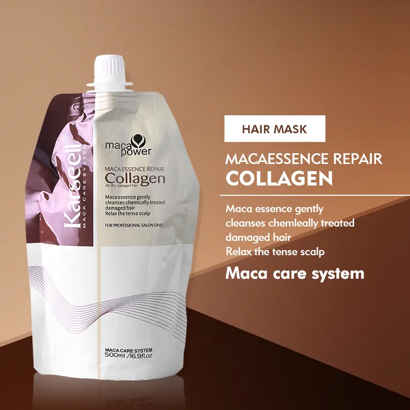 thumbnail image 2 of Collagen Maca Essence Repair Hair Treatment – 500ml / 16.9 Fl Oz – Deep Conditioning Mask 2 of 4