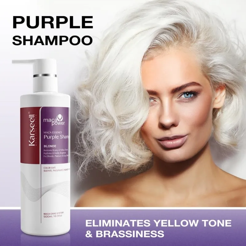 Karseell Purple Hair Mask + Purple Shampoo