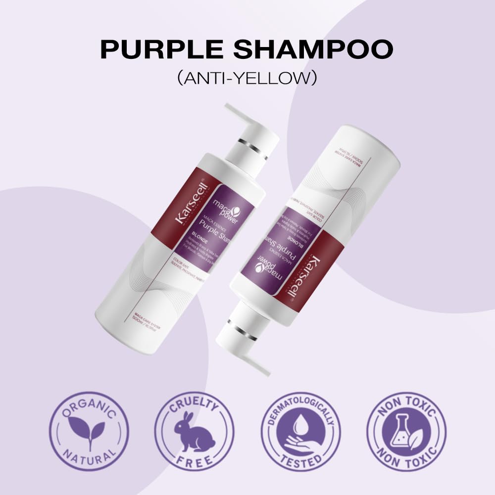 Karseell Purple Hair Mask + Purple Shampoo