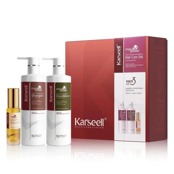 Karseell Hair Oil+Shampoo And Conditioner Hair Repair Set