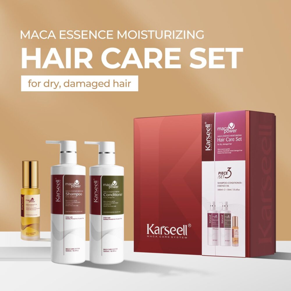 Hair Oil Shampoo and Conditioner for Dry Damaged Hair