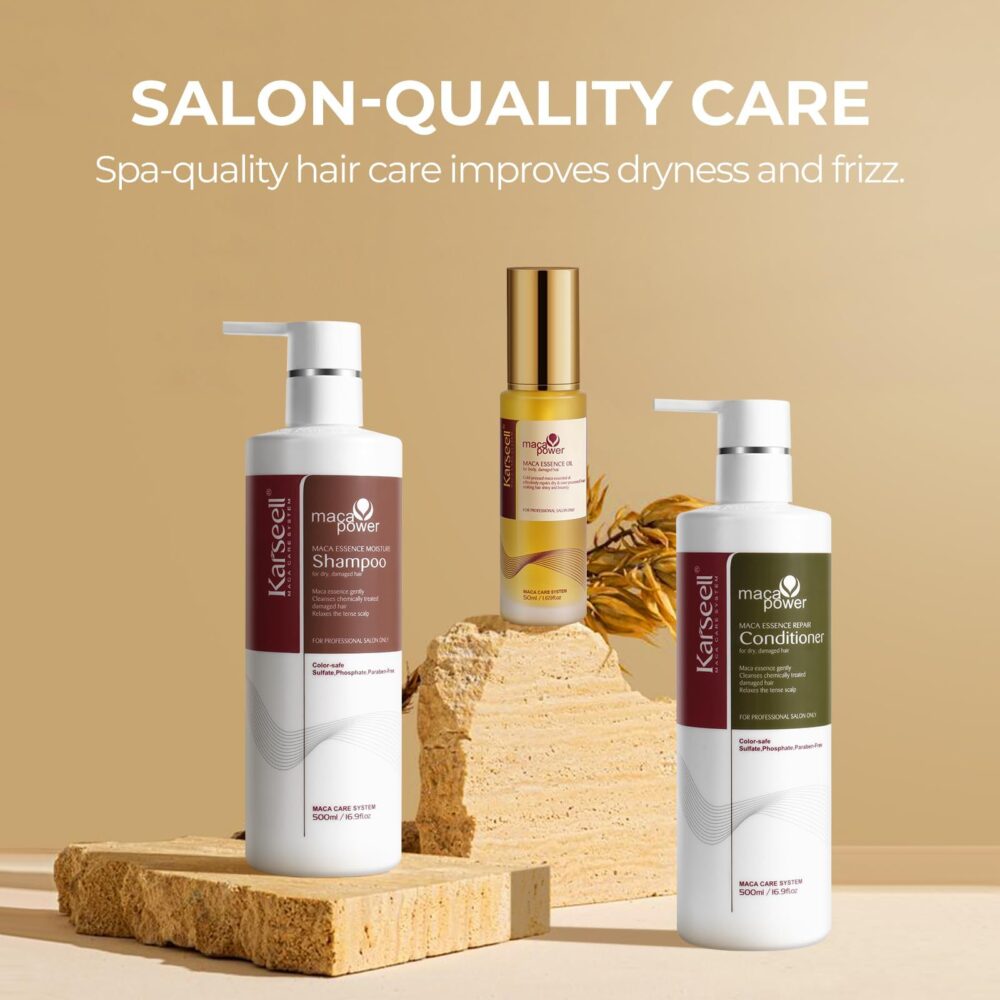 Hair Oil Shampoo and Conditioner for Dry Damaged Hair
