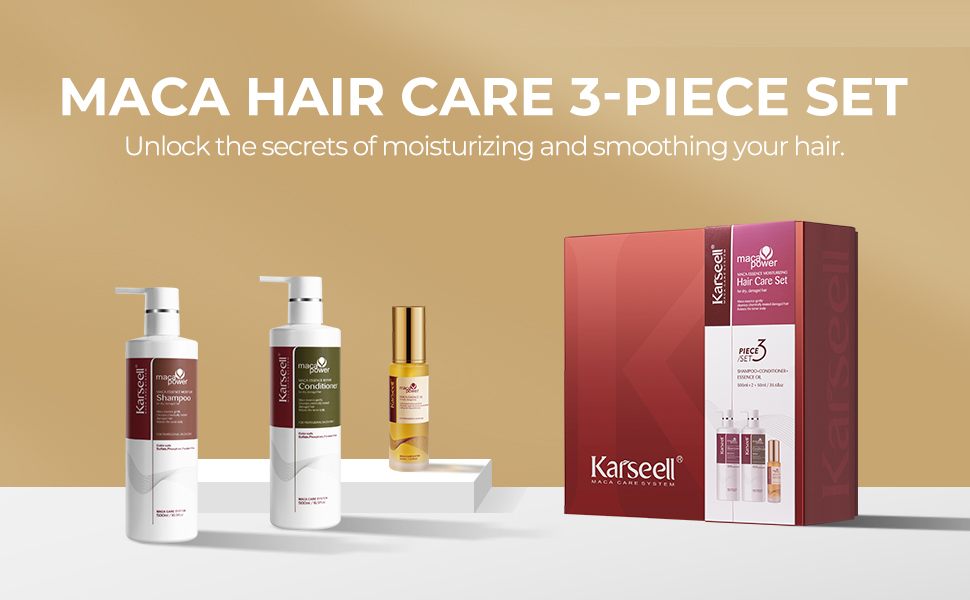 Hair Oil Shampoo and Conditioner for Dry Damaged Hair