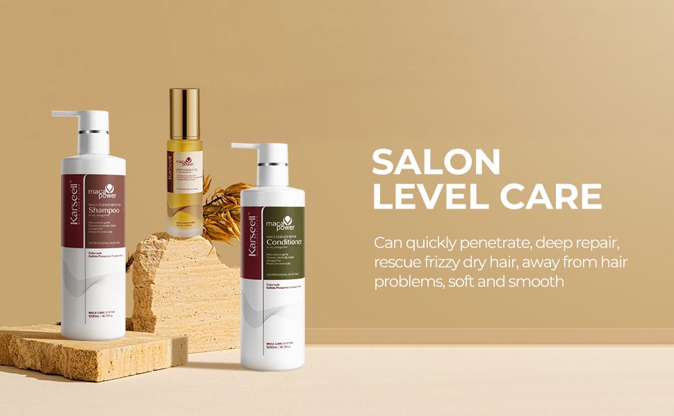 Hair Oil Shampoo and Conditioner for Dry Damaged Hair