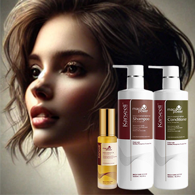 hair oil+shampoo and conditioner