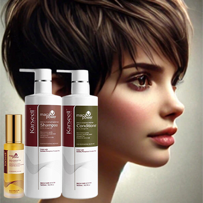 hair oil+shampoo and conditioner