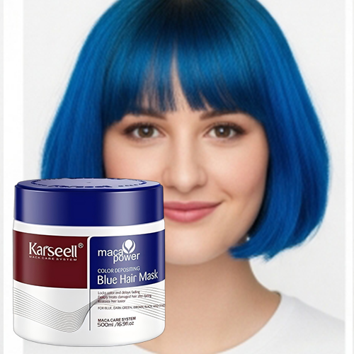 Why Karseell’s Blue Mask Is a Must-Have for Light, Bleached Hair Maintenance