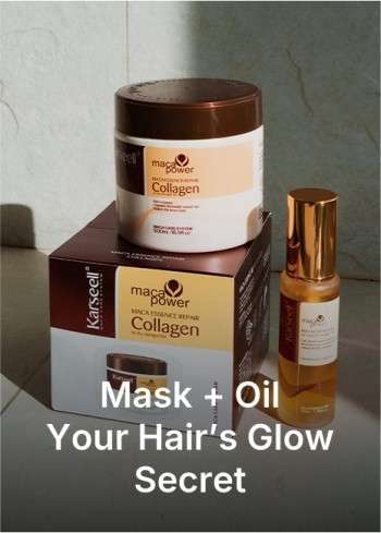 karseell collagen hair mask and argan oil