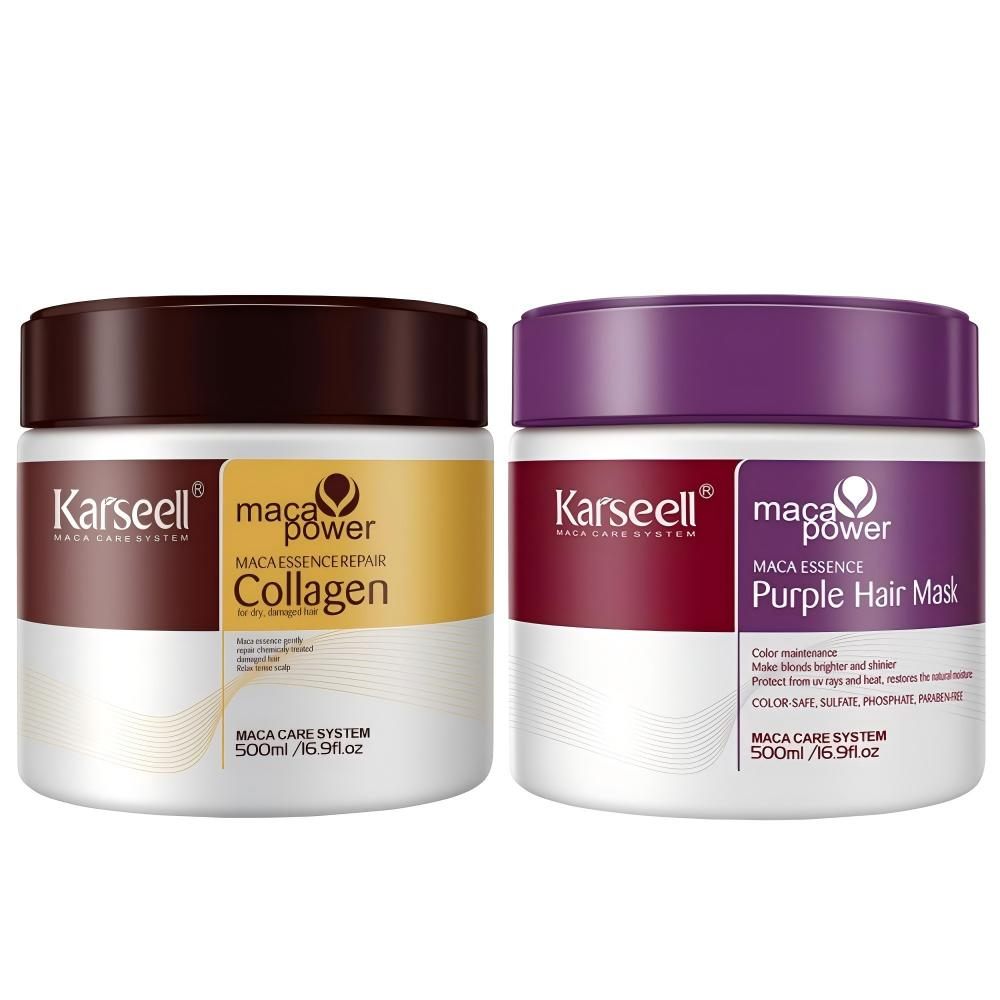 Karseell collagen Hair Mask and purple hair mask