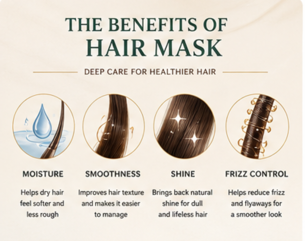 a moisturizing hair mask