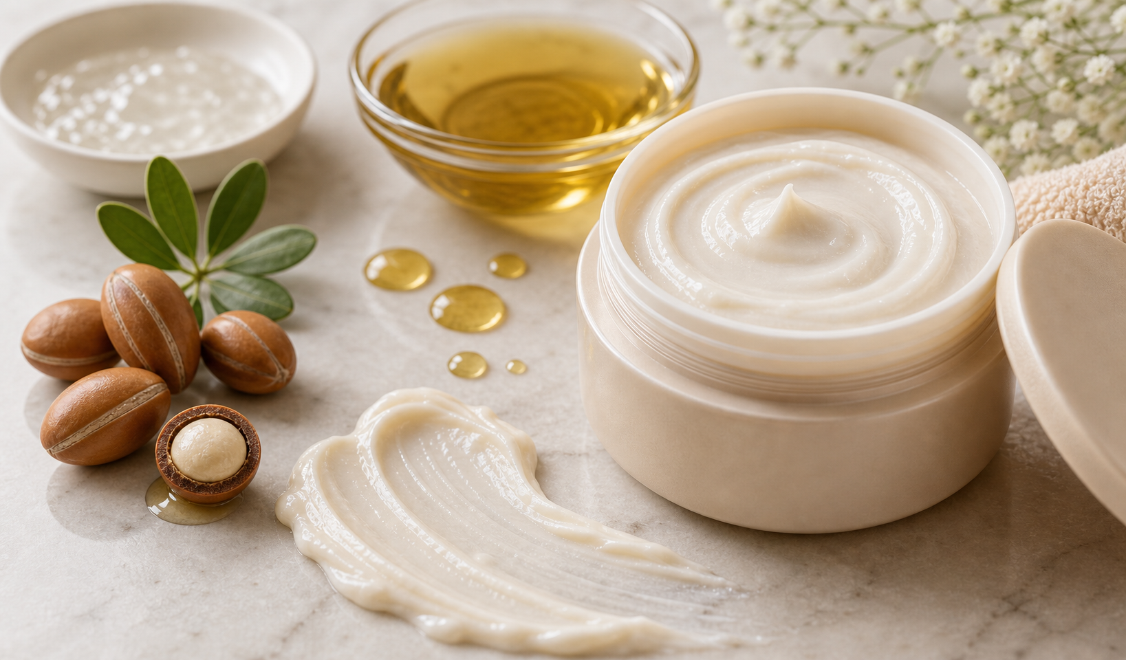 Dry Hair Treatment at Home: Weekly Routine for Softer Hair - Ingredient and Texture Detail