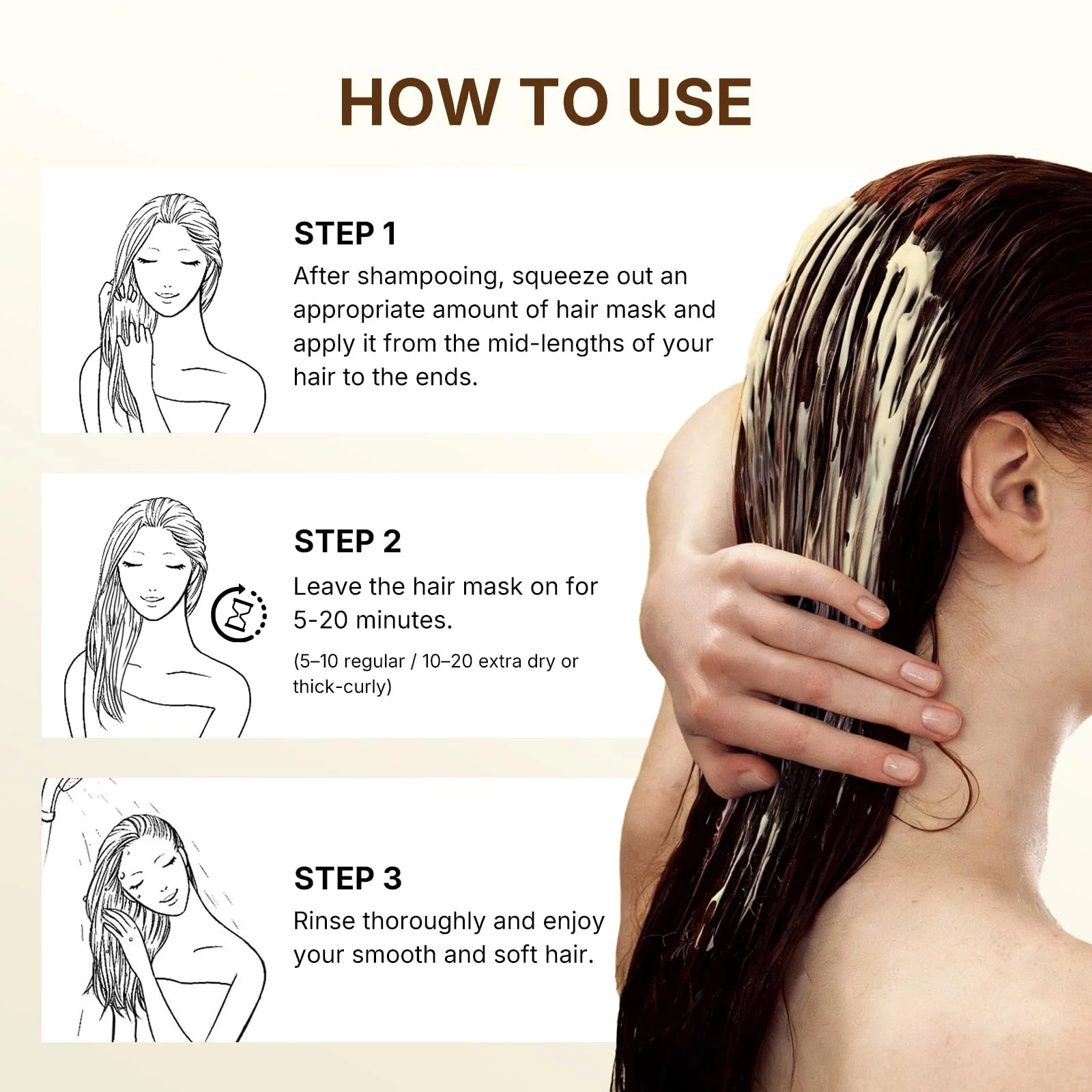How Long Should You Leave a Hair Mask On? - Routine Step Image